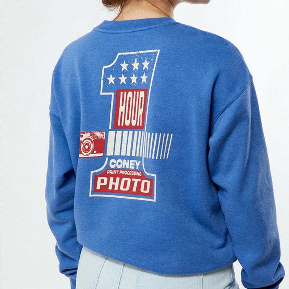 Coney Island Picnic 1 Hour Photo Crew Neck Sweatshirt